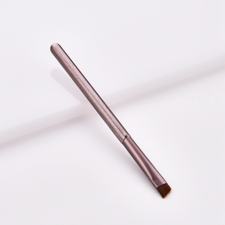 Conjunto de Pincéis de Maquiagem para Sobrancelhas de Champagne Profissional, Pincel de Corretivo, Pincel de Sombra de Olho 7 Estilos Pincel Único