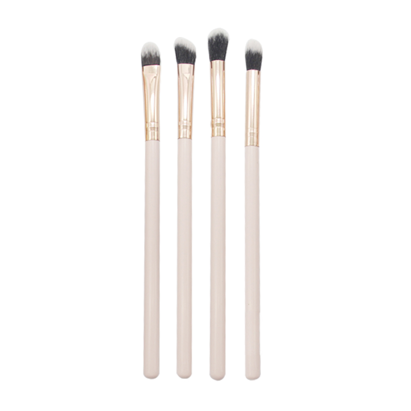 4PCS Conjunto de Pincéis de Maquiagem Rosa Ferramenta Cosmética Pó Sombra de Olho Base Blush Mistura Beleza Pincel Maquiagem