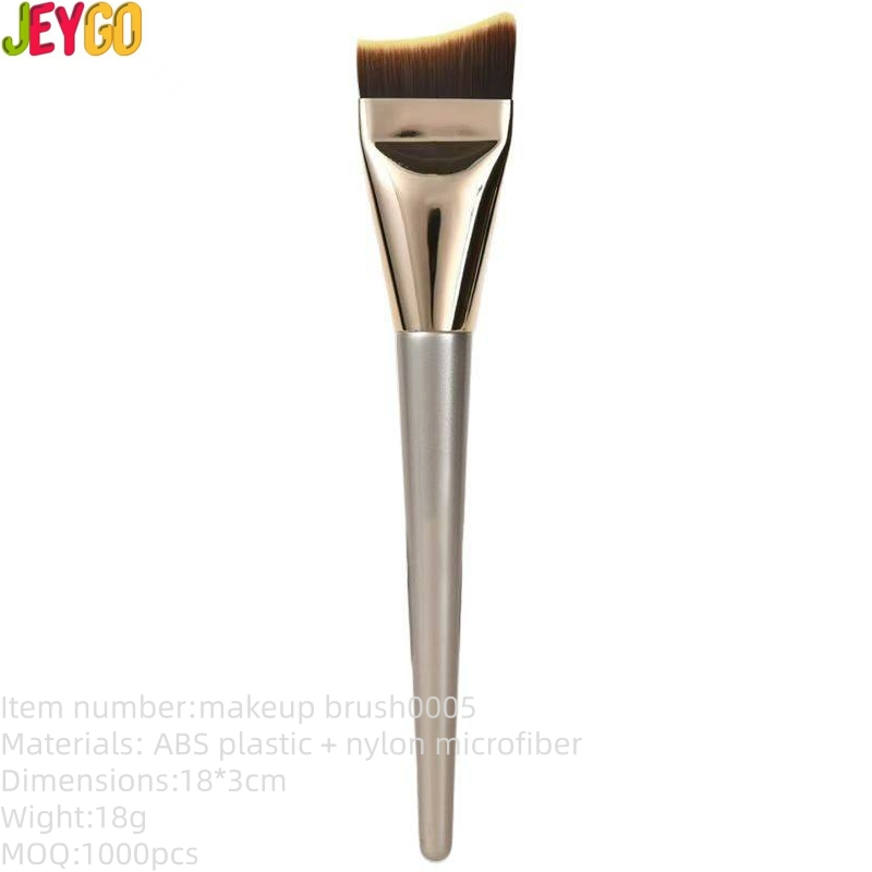 Pincel de Fundação Curvo de Alta Qualidade para Contorno Facial - Pincel Cosmético Único