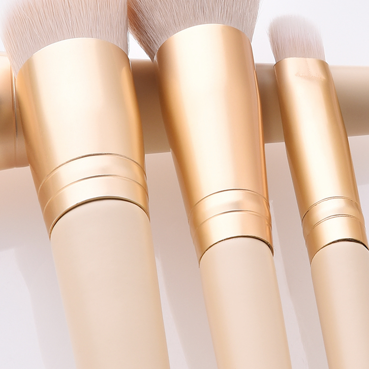 10PCS Conjunto de Pincéis de Maquiagem Pincel de Fundação Kabuki Sintético Premium Pincel de Mistura Pó Facial Blush Corretivos Sombras de Olho Conjunto de Pincéis de Maquiagem