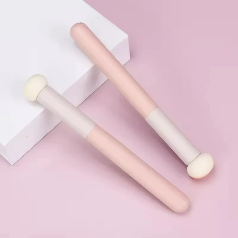 Pincel de Maquiagem Matte com Cabeça de Esponja em Forma de Pequeno Pão Cozido a Vapor
