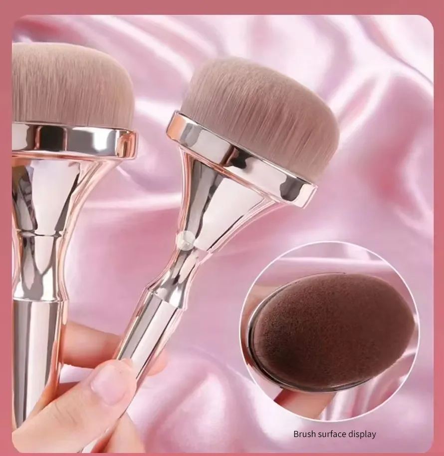 9PCS Conjunto de Pincéis Grandes para Maquiagem Pincel de Sombra de Olhos Pincel de Sobrancelha Corretivo Cosméticos Ferramentas de Beleza Maquiagem