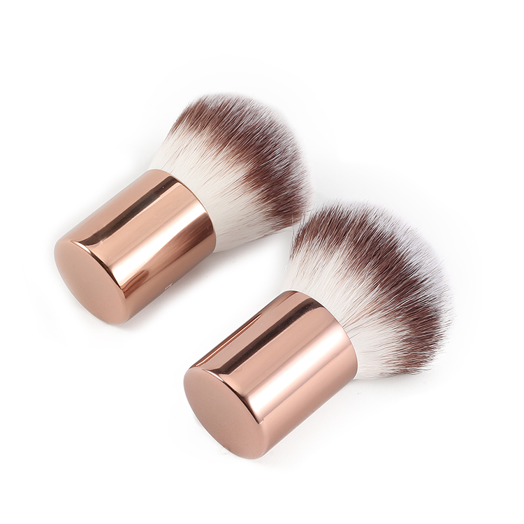 Pincel Kabuki para Aplicação de Maquiagem Mineral, Pó Solto para Fundação ou Blush