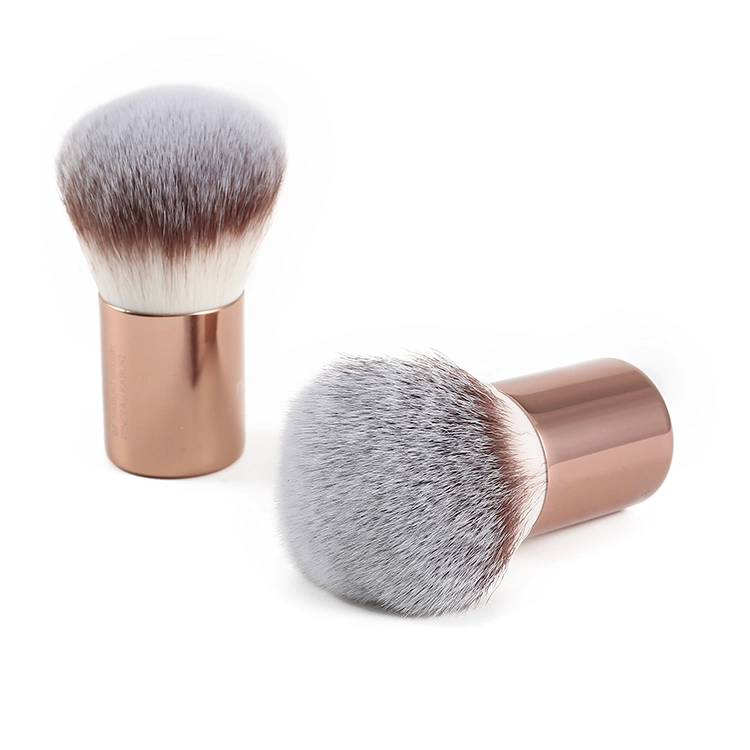 Pincel Kabuki para Aplicação de Maquiagem Mineral, Pó Solto para Fundação ou Blush