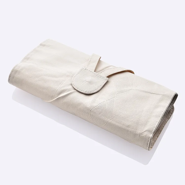 Conjunto de Pincéis de Maquiagem Premium com Cerdas Sintéticas e Livre de Crueldade para Mistura de Base, Blush, Corretivo, Sombra, Inclui Bolsa de Maquiagem de Viagem, Champagne