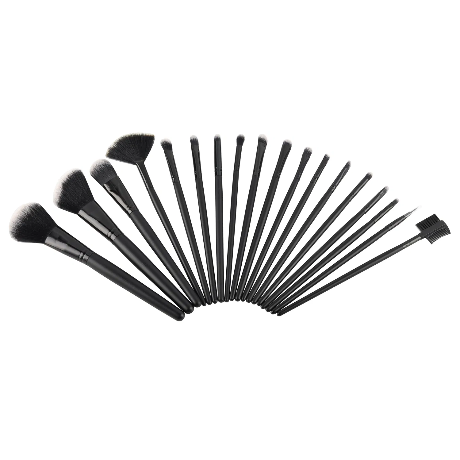 Fábrica Beautichen China Profissional 18PCS Conjunto de Pincéis de Maquiagem Completos com Cerdas Naturais Macias e Cabo de Madeira