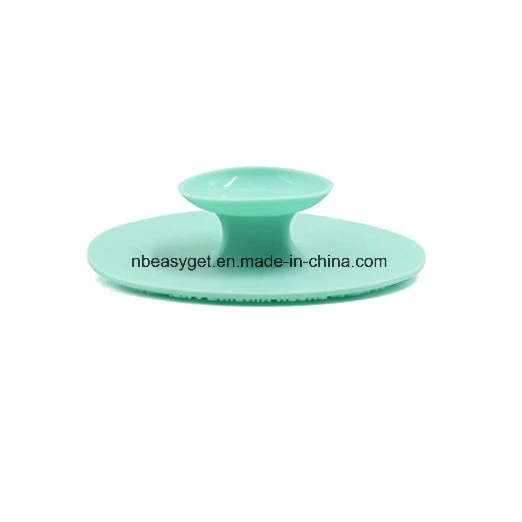 Almofada de Limpeza de Pincéis de Maquiagem de Silicone em Forma Redonda Esg10378