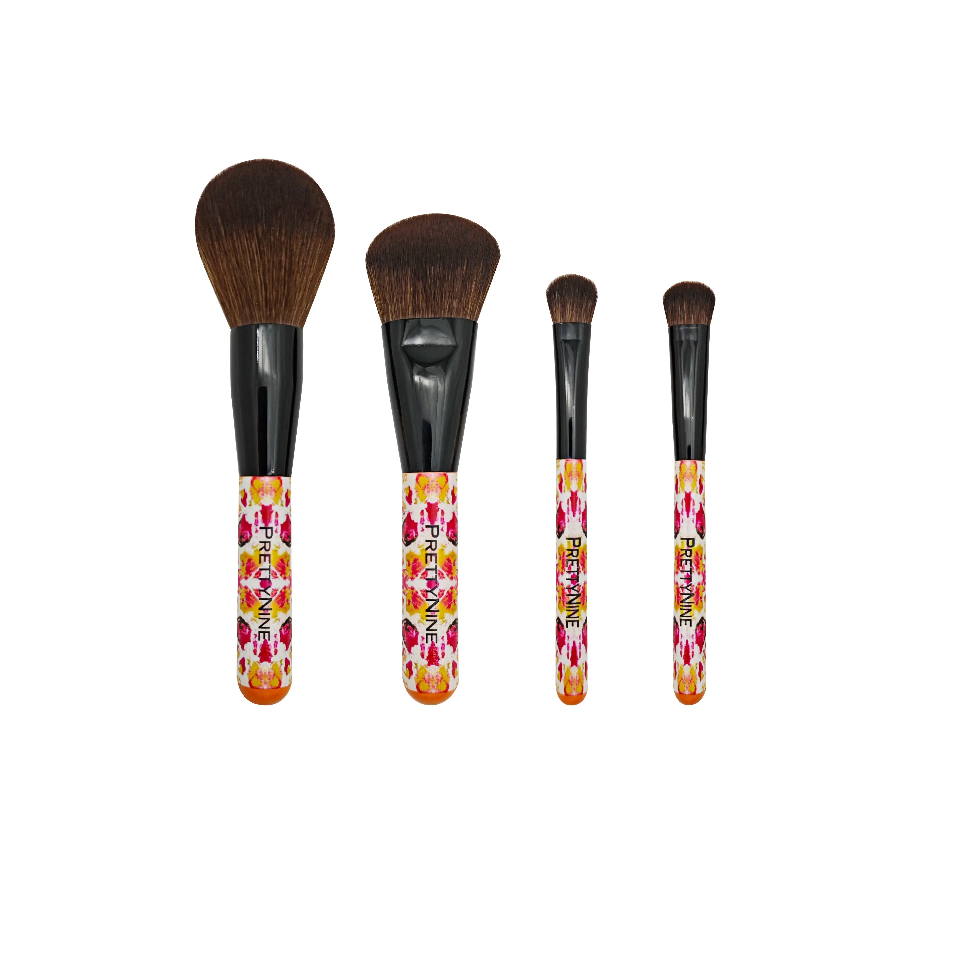 Conjunto de Pincéis de Maquiagem Profissional para Iluminador e Pó de Contorno Kit de Beleza