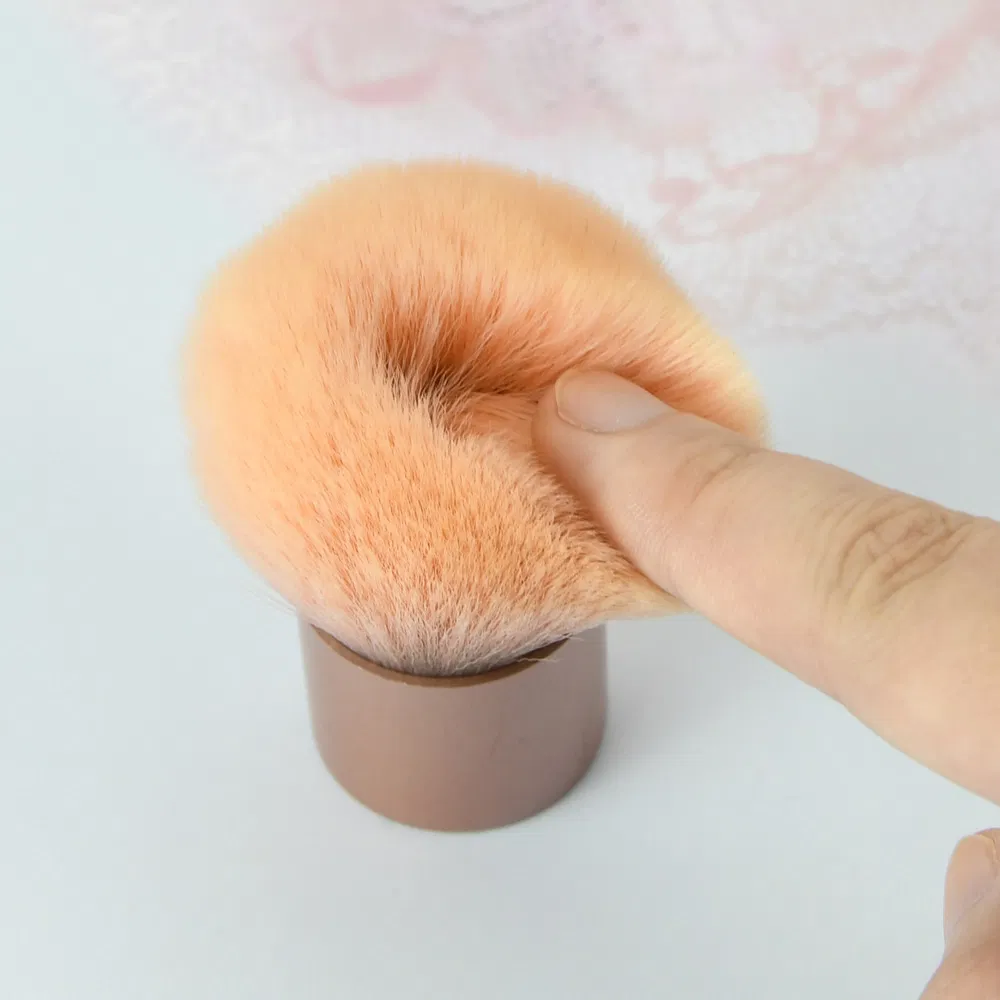 Pó de Mistura Corretivo Blush Pincel Kabuki Único Maquiagem Ferramenta de Cuidado Facial Cosmético para Unhas