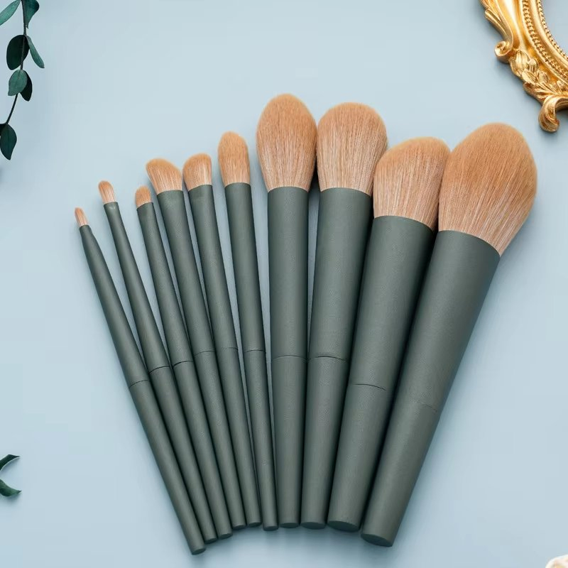Conjunto de Pincéis Cosméticos Sintéticos Macios para Maquiagem Profissional do Dia a Dia