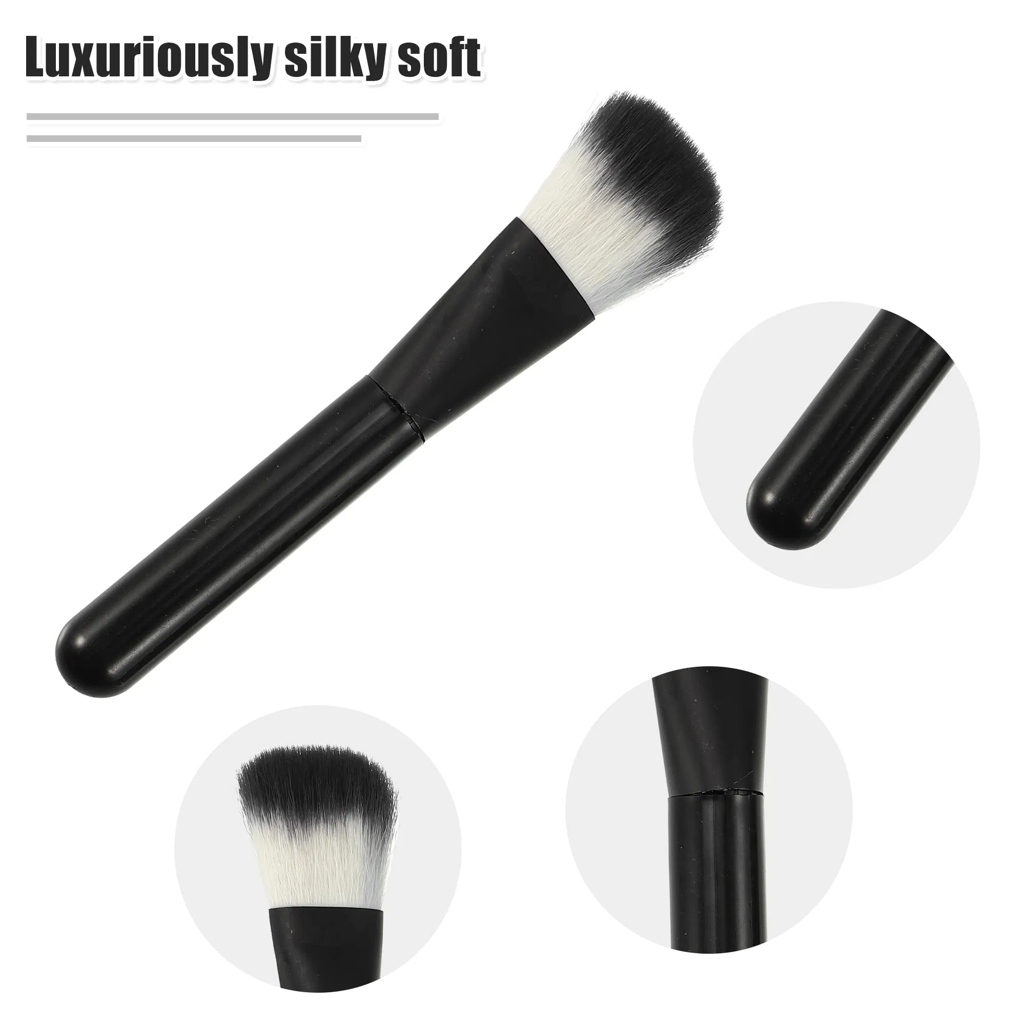 12 Conjunto de Pincéis de Maquiagem Preto de Alta Qualidade da PCS Travel Wholesale