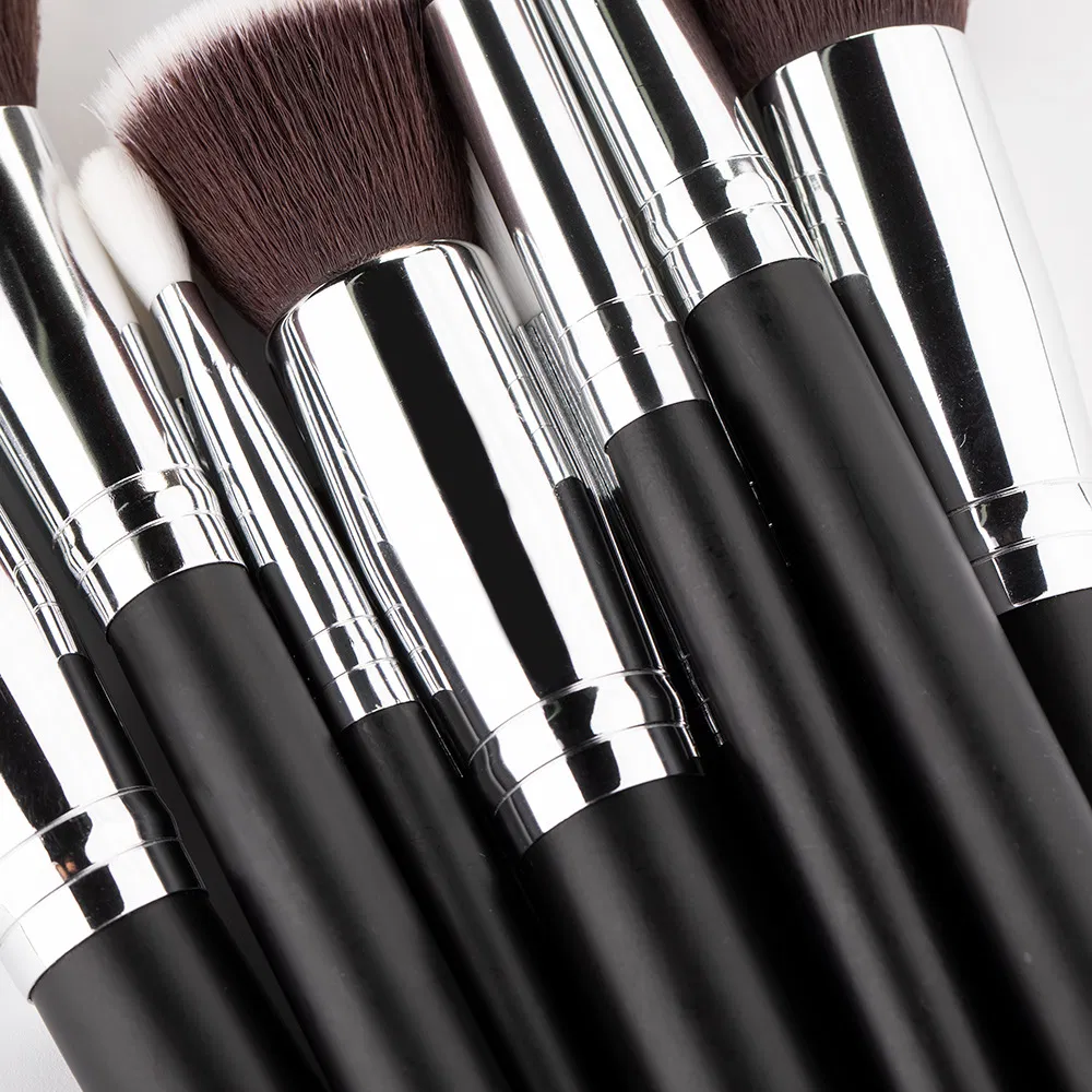 Conjunto de Pincéis de Maquilhagem Facial Multifuncional - Tamanho de Viagem Portátil