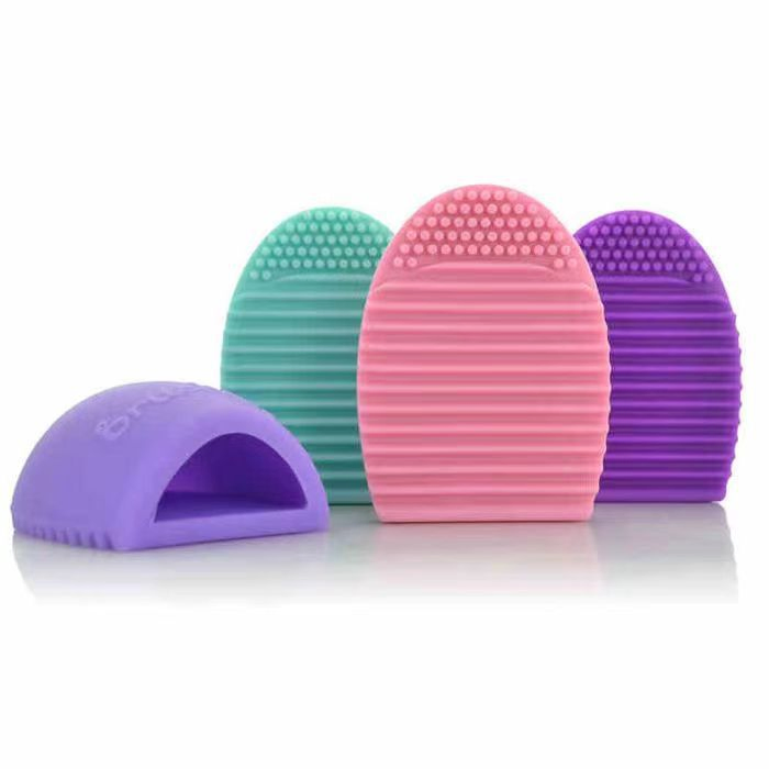 Limpa Pincéis de Maquiagem de Silicone Ovo de Limpeza