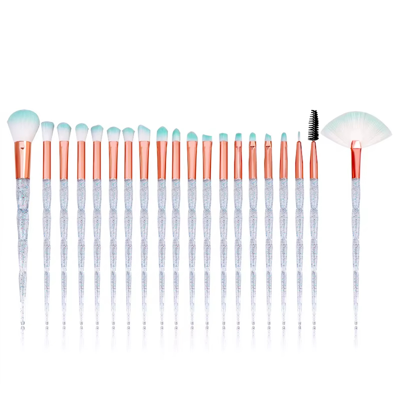 Conjunto de Pincéis de Maquiagem para Olhos com Brilho para Mulheres