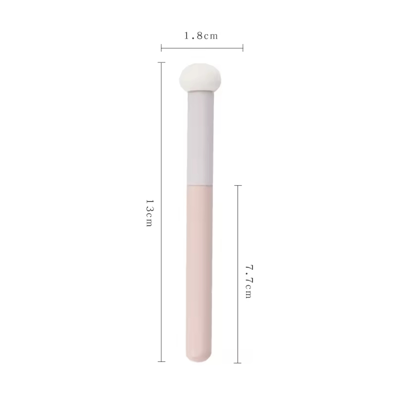 Pincel de Maquiagem Matte com Cabeça de Esponja em Forma de Pequeno Pão Cozido a Vapor