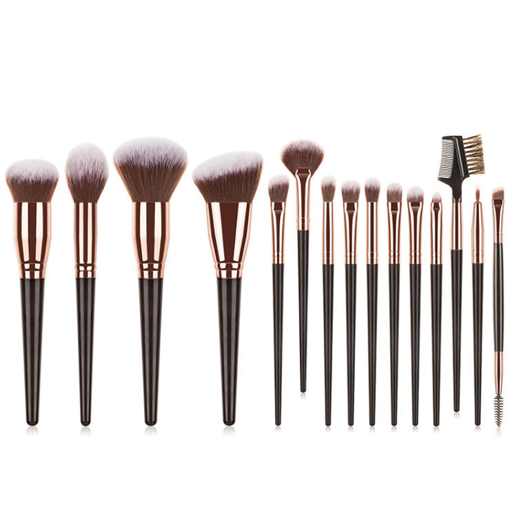 Conjunto de Pincéis de Maquiagem de Luxo com Dupla Ponta por Atacado