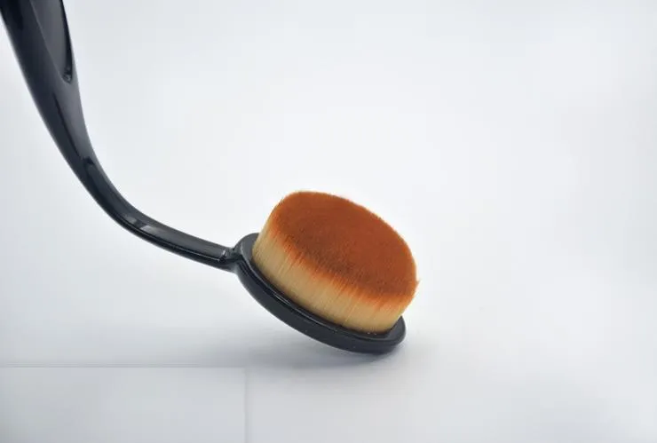 Novo Pincel de Maquiagem Pincel Flexível para Base Pincel Preto para Pó