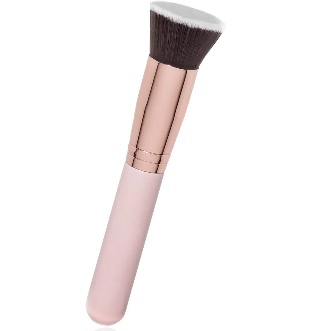 Amostra Grátis de Pincéis com Cabo Rosa Personalizados Geffree Star Contorno Bronzer Blush Pincéis de Maquiagem James Charles