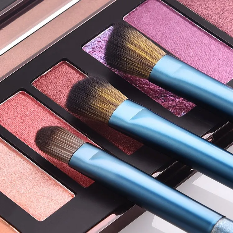 10PCS Conjunto de Pincéis de Maquiagem Pincel de Fundação Kabuki Sintético Premium Pincel de Mistura Pó Facial Blush Corretivos Sombras de Olho Conjunto de Pincéis de Maquiagem