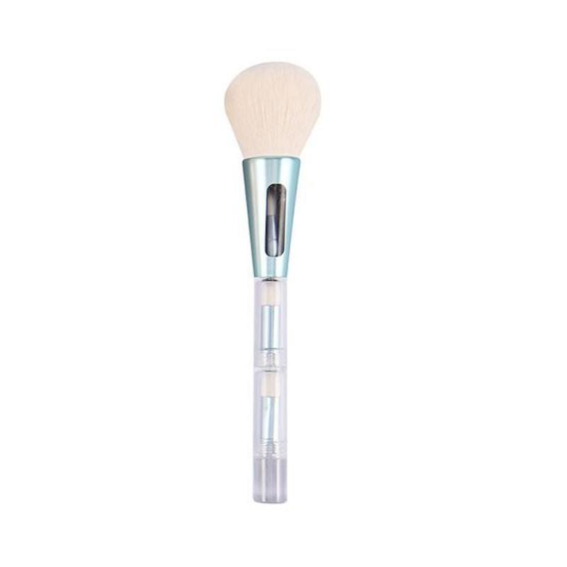 Beautichen 4-in-1 Pincel de Maquiagem Fibra Sintética - Pincel Angulado Redondo para Blush, Pó, Mistura e Lábios