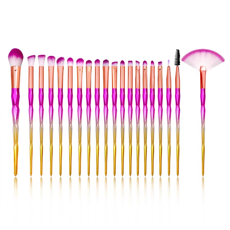 Conjunto de Pincéis de Maquiagem para Olhos com Brilho para Mulheres