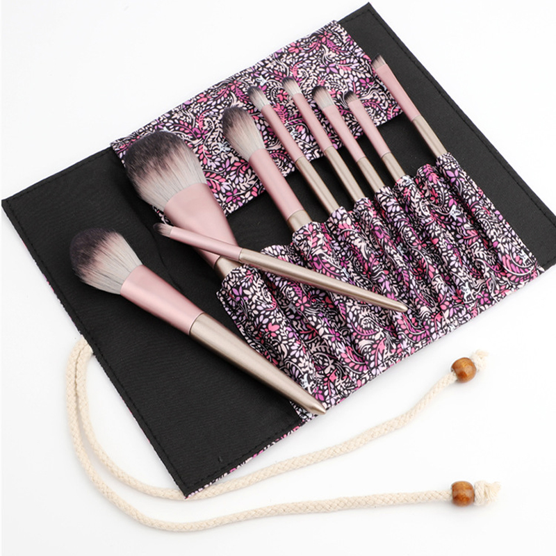 Conjunto de Pincéis de Maquiagem para Rosto em Pó, Blush e Sombras para Olhos em Sintético Premium Atacado