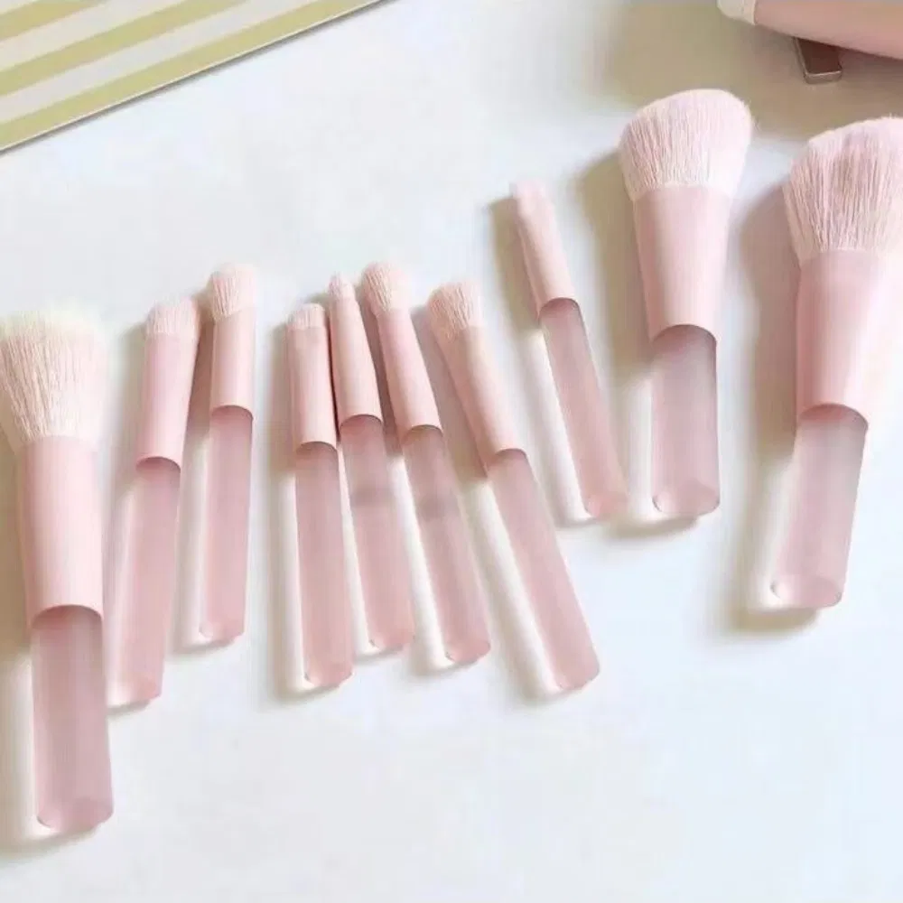 Conjunto de Pincéis de Maquiagem Beautichen 10PCS – Pincéis Cosméticos de Cerdas Sintéticas Macias para Base, Mistura, Sombra, Contorno e Maquiagem Facial