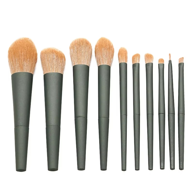 Conjunto de Pincéis Cosméticos Sintéticos Macios para Maquiagem Profissional do Dia a Dia