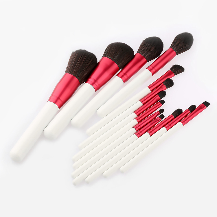 Conjunto de Pincéis de Maquiagem Profissional Vegano Personalizado de Alta Qualidade por Atacado 13PCS
