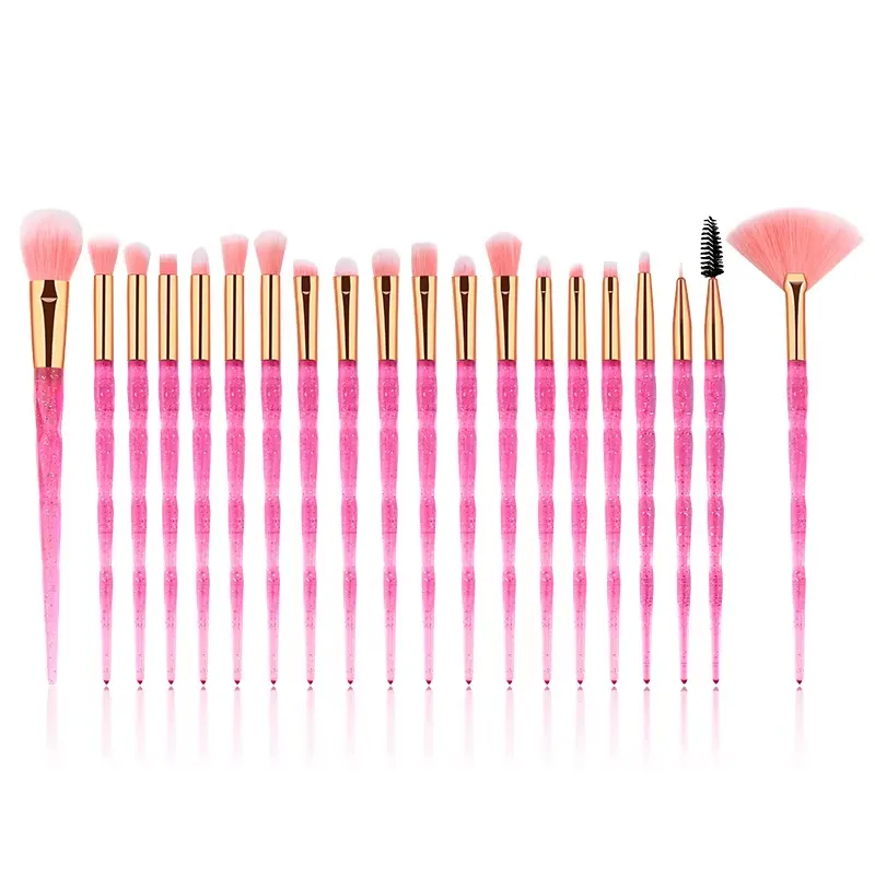 Conjunto de Pincéis de Maquiagem para Olhos com Brilho para Mulheres