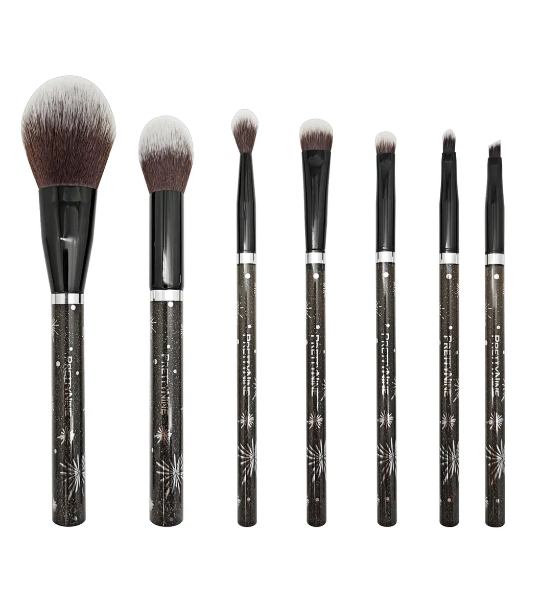 Conjunto de Pincéis de Maquiagem Ecológicos e Práticos para Vidas Ocupadas