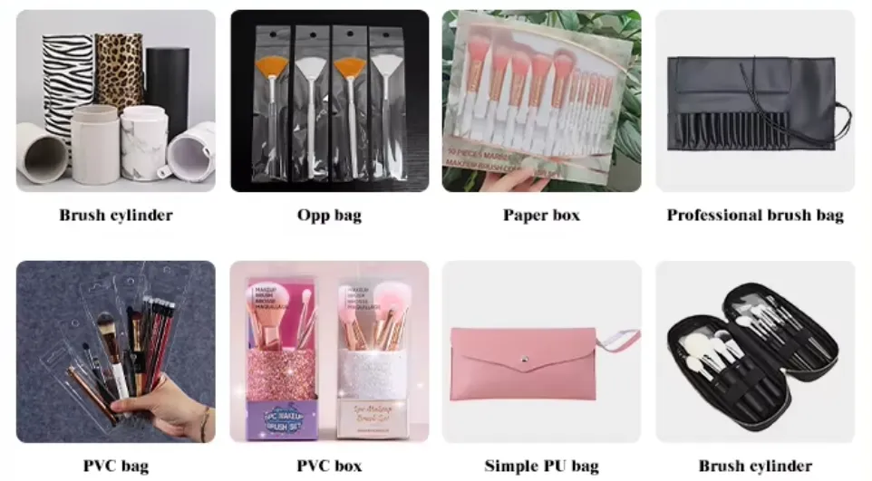 Conjunto de pincéis para maquiagem de 18PCS, para pele, pincéis para maquiagem sintéticos Private Label