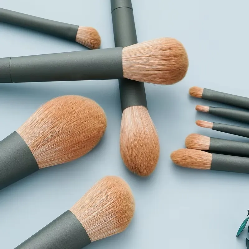 Conjunto de Pincéis Cosméticos Sintéticos Macios para Maquiagem Profissional do Dia a Dia
