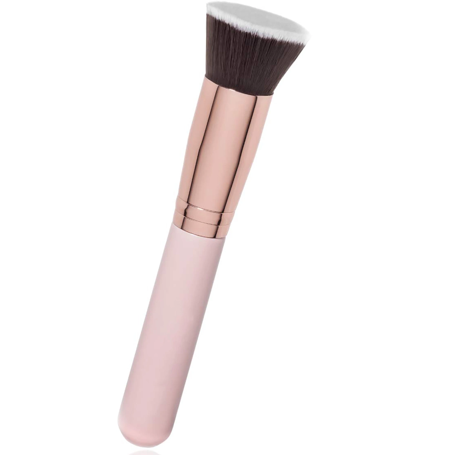 Amostra Grátis de Pincéis com Cabo Rosa Personalizados Geffree Star Contorno Bronzer Blush Pincéis de Maquiagem James Charles