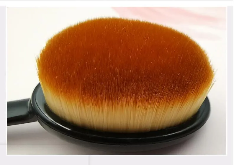 Novo Pincel de Maquiagem Pincel Flexível para Base Pincel Preto para Pó