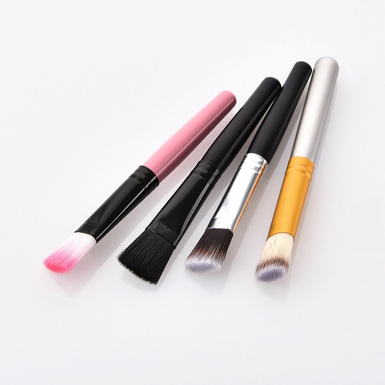 1PCS Pincel de Maquiagem Profissional Power Brush Beauty com Topo Plano para Base, Pincel para Sobrancelha, Mistura de Olhos