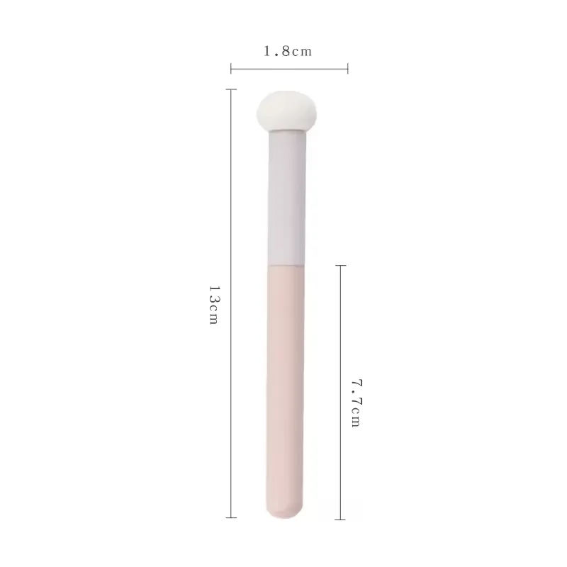 Pincel de Maquiagem Matte com Cabeça de Esponja em Forma de Pequeno Pão Cozido a Vapor