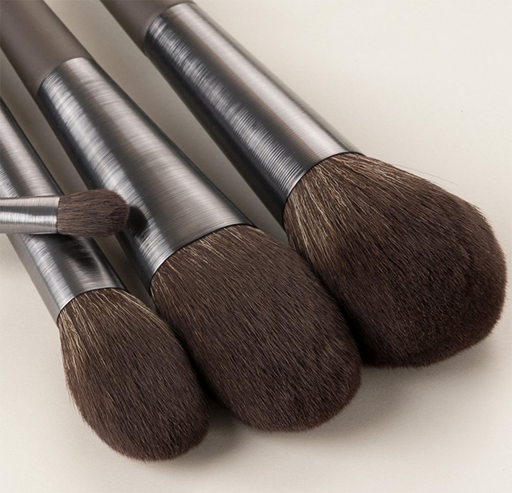 9 PCS High Quality Wooden Handle Face Professional Eyeshadow Makeup Brush Set