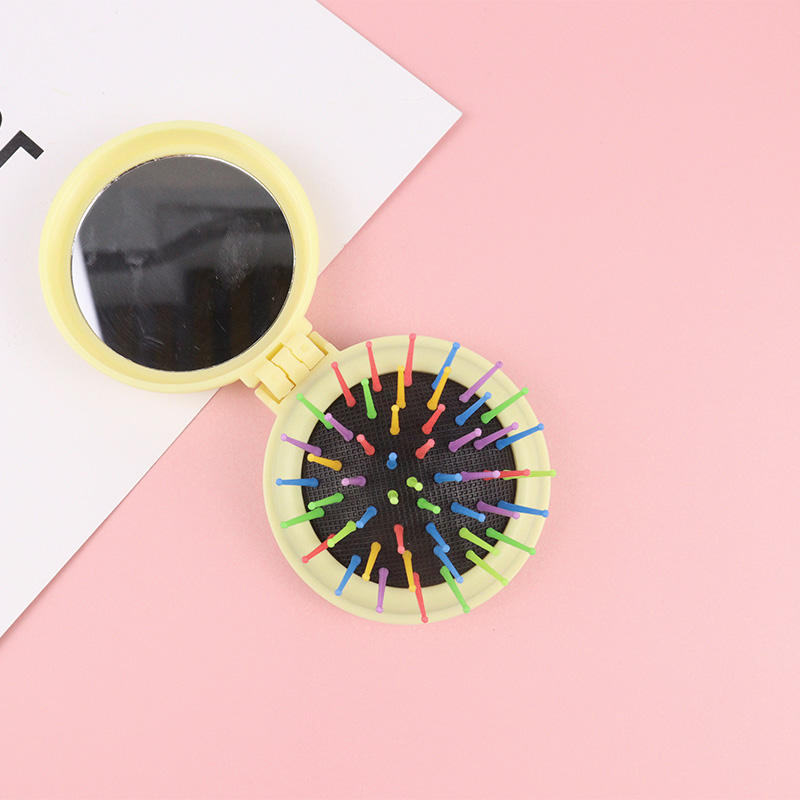Pente espelho portátil mini airbag criativo personalizado em forma de cartoon super fofo