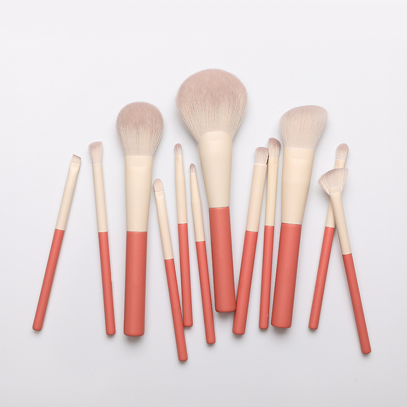 Conjunto de Pincéis de Maquiagem para Olhos 12 Pincel de Sombra de Olho, Corretivo, Pincel para Blush Solto, Pincel Berryberry