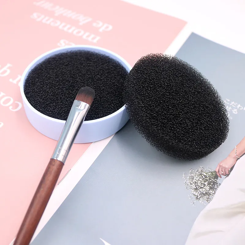 2 em 1 Limpador de Pincéis de Maquiagem de Silicone Tapete de Limpeza Seco e Molhado Almofada de Limpeza Cosmética Ferramentas de Lavagem de Beleza