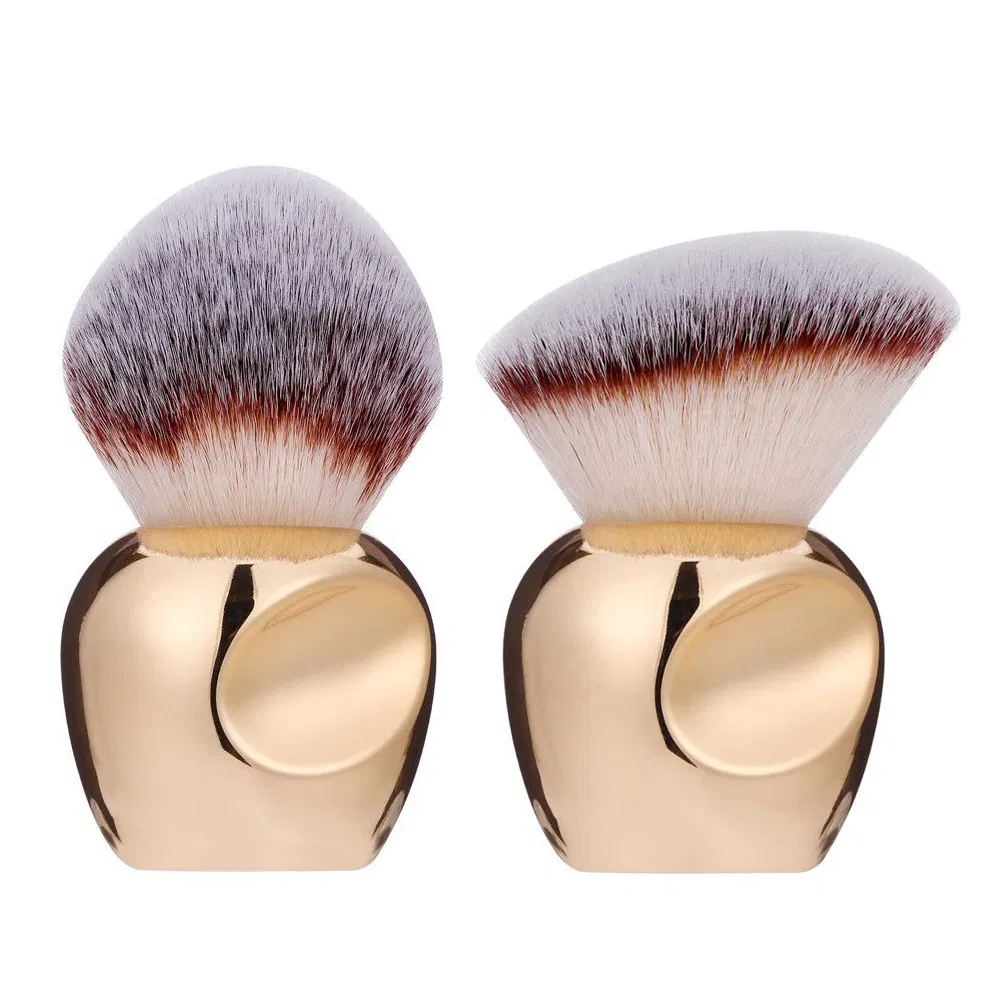 Pincéis de Maquiagem de Fundação Grande, Pincéis de Arte para Unhas, Cuidados com o Corpo, Iluminador, Bronzear, Pincel Kabuki com Brilho