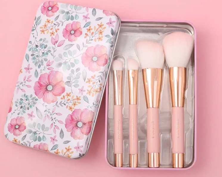 Conjunto de Pincéis de Maquiagem Brancos de Luxo 15PCS Pincéis de Maquilhagem de Cabelo Natural para Pó para o Rosto Marca Privada