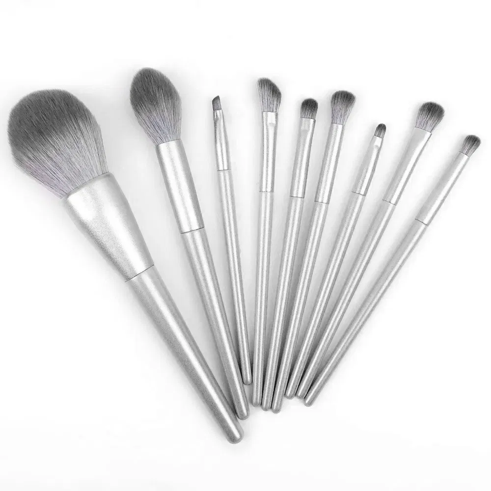 Conjunto de Pincéis Cosméticos por Atacado 5 PCS Conjunto Profissional de Pincéis de Maquiagem para Rosto e Sombra de Olhos