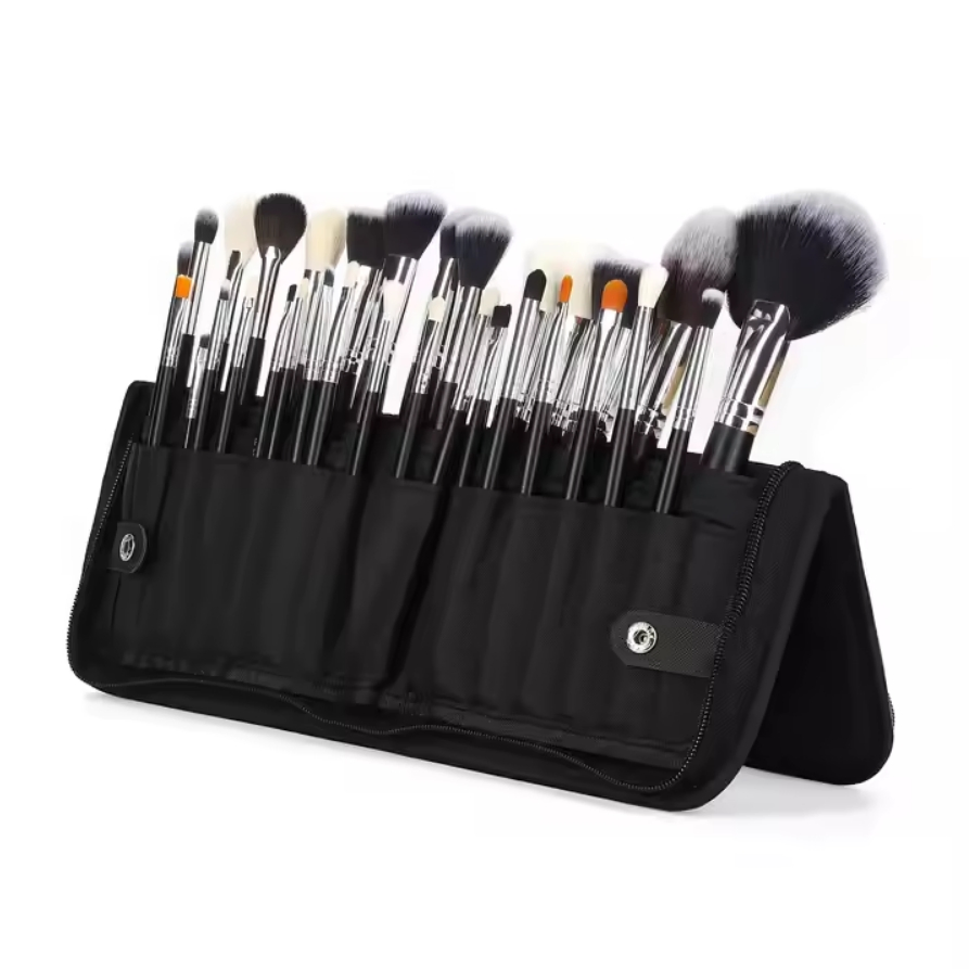 Conjunto de Pincéis de Maquiagem para Sombra de Olhos de Luxo 32 em Forma de Leque