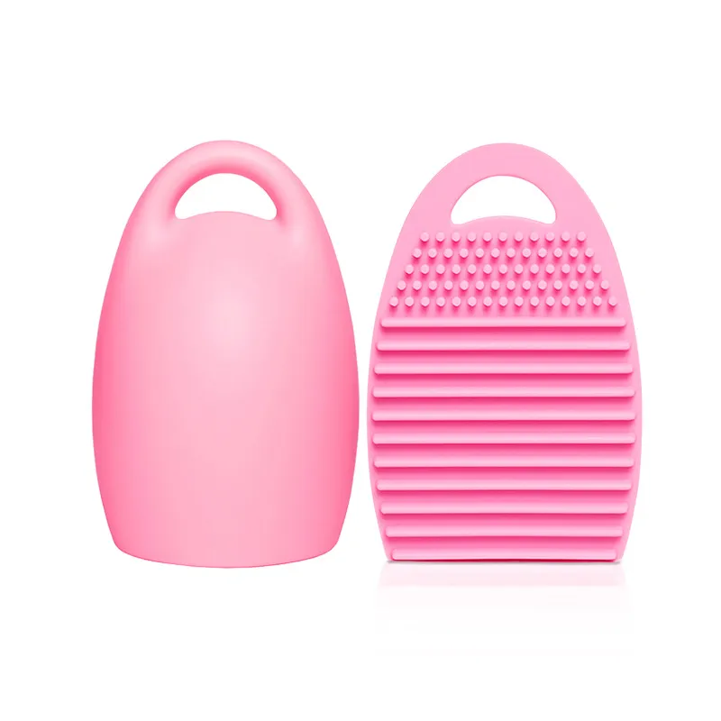 Limpeza de Pincéis de Maquiagem de Silicone, Escova para Limpeza de Pincéis de Fundação, Almofada para Lavagem de Pincéis, Gel de Limpeza para Pincéis, Ferramenta Manual