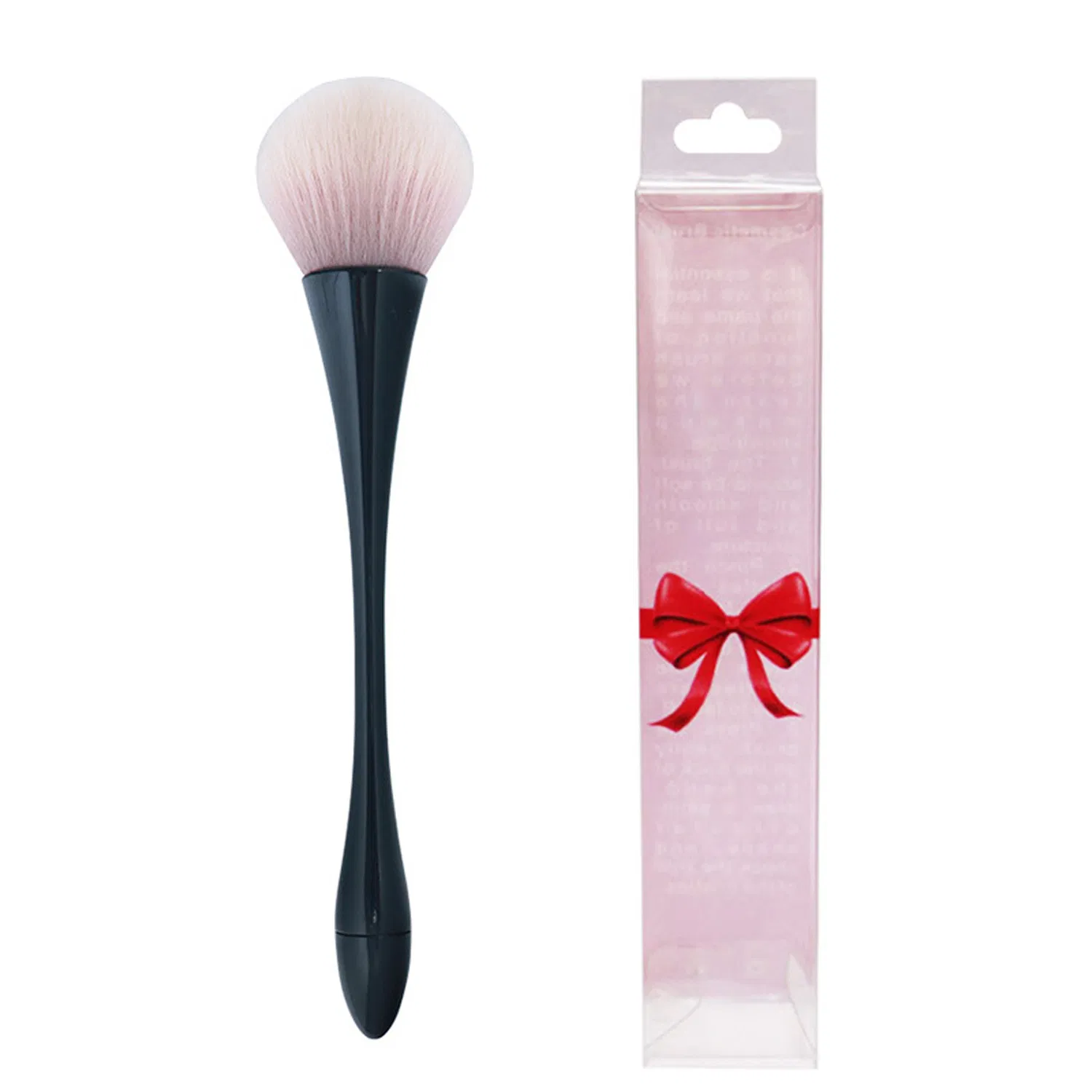Conjunto de Maquiagem Profissional com Blush e Iluminador em Pó, Pincéis para Misturar, Esfumar e Contornar com Textura Macia e Fluffy