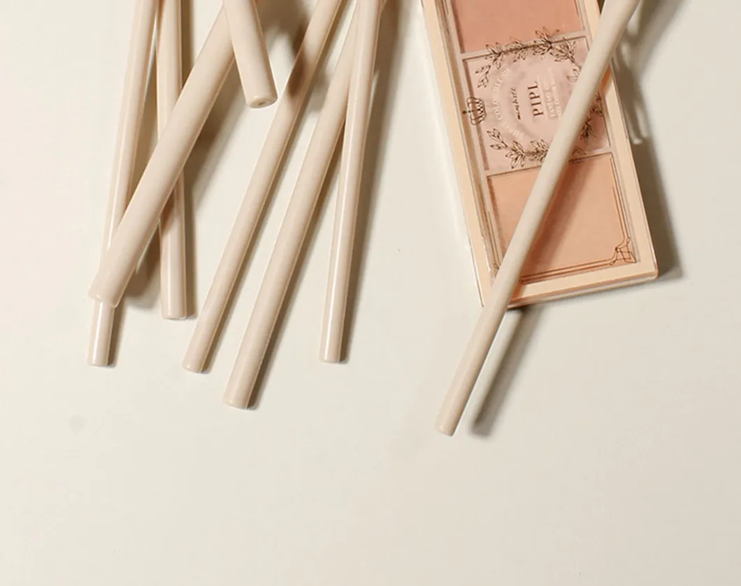 Conjunto de Pincéis de Maquilhagem Portáteis - Embalagem de Viagem