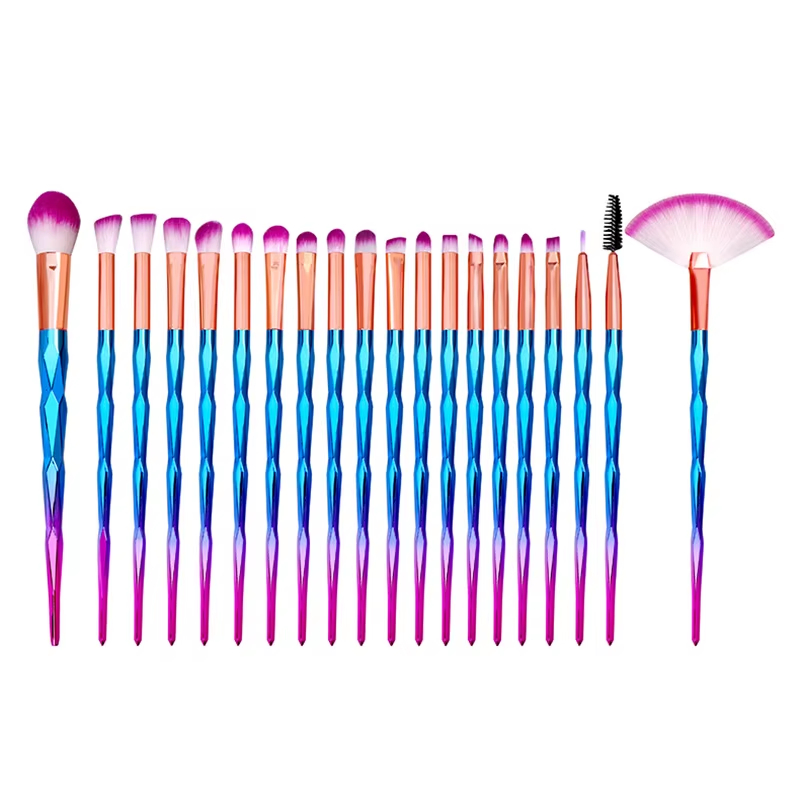Conjunto de Pincéis de Maquiagem para Olhos com Brilho para Mulheres