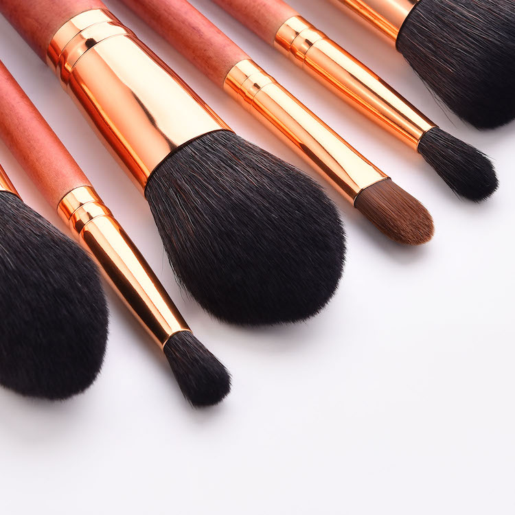 Pincéis de Maquiagem para Base Líquida em Creme, Corretivo, Olhos e Rosto com Cerdas Fluffy de Alta Densidade